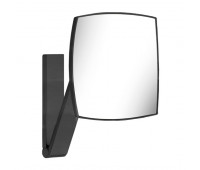 Зеркало косметическое KEUCO iLook_move 17613130000 без подсветки, прямоугольное, хром черный шлифованный