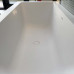 Встраиваемая ванна 170х70 KNIEF Shape 0600-730-01 с щелевым сливом переливом click-clack, белая матовая (с комплектом ножек)