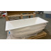 Встраиваемая ванна 180x80 KNIEF Shape 0600-750-01 с щелевым сливом переливом click-clack, белая матовая