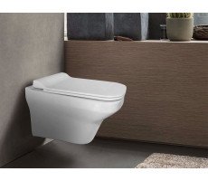 Унитаз подвесной, безободковый Kale MOOD 2.0 310200100366 с сиденьем микролифт SLIM 