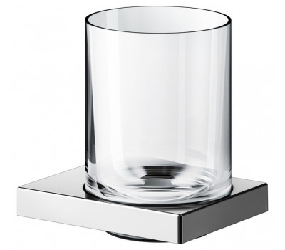 Держатель стакана в комплекте с хрустальным стаканом KEUCO Edition 90 Square 19150019000 хром 