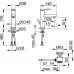 Смеситель для умывальника KEUCO IXMO FLAT  59502013000  