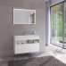Тумба под умывальник 100 KEUCO Stageline 32872.300000  корпус белый матовый/фасад стекло белый глянцевый 