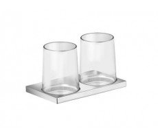 Двойной держатель стакана KEUCO Edition 11 11151019000 хром Двойной держатель стакана KEUCO Edition 11 11151019000 хром