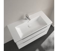 Раковина 100х50см Villeroy&Boch Subway 3.0 4A70A501 с переливом, Альпийский белый