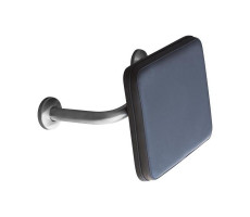 Спинка опорная для туалета, черный полиуретан NOFER 15075.N 