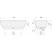 Ванна из искусственного камня Paa Bella VABELS/00 170x80 см SilkSTONE