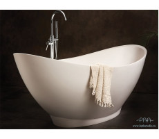 Ванна из натурального камня PAA Felice VAFES/00 194,5x83 см, отдельностоящая, белый матовый