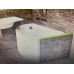 Ванна искусственный мрамор 150х95 La Fenice White Gloss 150 Правая FNC-INF-150-95R