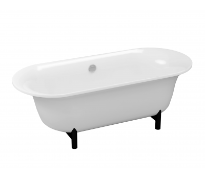 Ванна искусственный мрамор 175х76 La Fenice Retro White Gloss FNC-RET-175-76