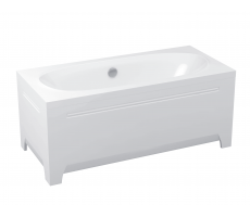 Ванна искусственный мрамор 150х70 La Fenice Elba Wite Gloss FNC-ELB-150-70