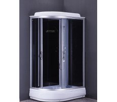 Душевая кабина 120х80 см LORANTO CS-66120-20 R G правосторонняя, поддон 20 см, прозрачное стекло 4 мм, черная Душевая кабина 120х80 см LORANTO CS-66120-20 R G правосторонняя, поддон 20 см, прозрачное стекло 4 мм, черная