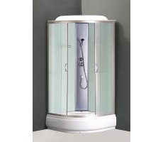 Душевая кабина 90х90 см Loranto CS-6690-25 F матовое стекло 4мм, поддон 25 см