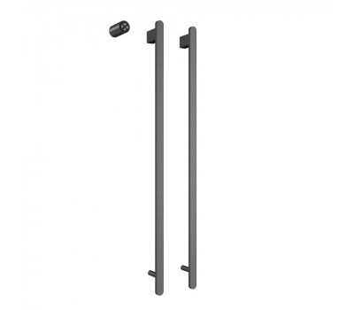 Полотенцесушитель электрический 45х100см AQUAme AQM3132GM темный металл шлифованный Полотенцесушитель электрический 45х100см AQUAme AQM3132GM темный металл шлифованный