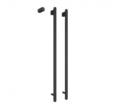 Полотенцесушитель электрический 45х100см AQUAme AQM3132MB c терморегуляторм, черный матовый Полотенцесушитель электрический 45х100см AQUAme AQM3132MB c терморегуляторм, черный матовый