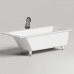 Встраиваемая ванна 170x70 Salini Cascata KIT 104413M материал S-Sense, цвет: белый матовый