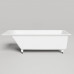 Встраиваемая ванна 170x70 Salini Cascata KIT 104413M материал S-Sense, цвет: белый матовый