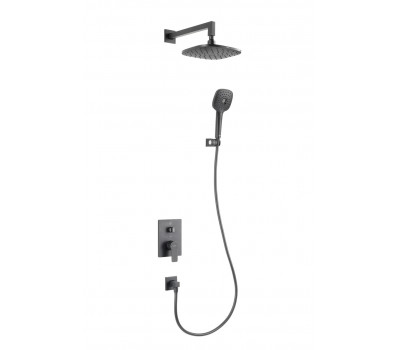 Душевая система Arrow ARQ1201HUMB черный матовый 