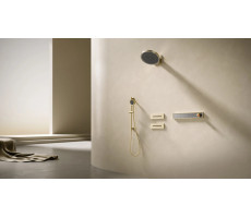 Душевой комплект ARROW ARQ14H889CG с термостатом, брашированное золото Душевой комплект ARROW ARQ14H889CG с термостатом, брашированное золото