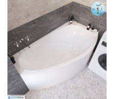 Ванна из литьевого мрамора Marmo Bagno Турин 170х95 правая