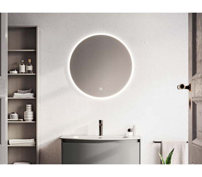Зеркало круглое с Led подсветкой и сенсорным выключателем BERLONI BAGNO FOUR SEASONS  FSN 0600 D L 