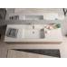 Раковина керамическая 121 см BERLONI BAGNO QUADRA LAVQADINCXR58 110 (000TC121AD) цвет Bianco opaco