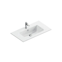 Раковина керамическая 80см BERLONI BAGNO SMART CERAMIC LAVSMRINCXR002 101 цвет CERAMICA LUCIDO 