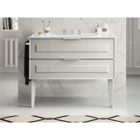 Тумба под раковину 120см BERLONI BAGNO SUITE VINTAGE SUVBS2C120C/100/MMSL100 цвет белый глянцевый