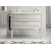 Тумба под раковину 120см BERLONI BAGNO SUITE VINTAGE SUVBS2C120C/100/MMSL100 цвет белый глянцевый Тумба под раковину 120см BERLONI BAGNO SUITE VINTAGE SUVBS2C120C/100/MMSL100 цвет белый глянцевый