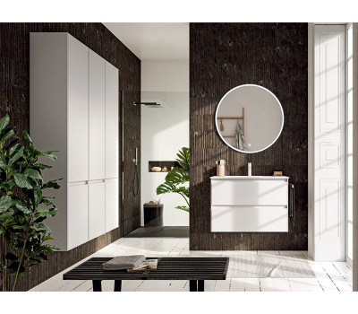 Тумба под раковину с 2-мя ящиками BERLONI BAGNO Way Block WAKBS2CHDIC 101 цвет CERAMICA LUCIDO Тумба под раковину с 2-мя ящиками BERLONI BAGNO Way Block WAKBS2CHDIC 101 цвет CERAMICA LUCIDO
