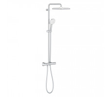 Душевая система поворотная с термостатом Grohe Tempesta System 250 Cube 26689001 Душевая система поворотная с термостатом Grohe Tempesta System 250 Cube 26689001