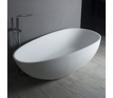 Ванна из искусственного камня NT BAGNO NT312 1500 PETALO Белый матовый 