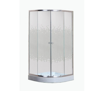 Душевой уголок 90х90 см Niagara NG-007-14 низкий поддон стекло МАТОВОЕ  