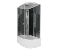 Душевая кабина Niagara NG-7510-14L BLACK (1200х800х2150) высокий поддон (40см) стекло МОЗАИКА Душевая кабина Niagara NG-7510-14L BLACK (1200х800х2150) высокий поддон (40см) стекло МОЗАИКА