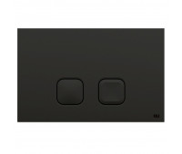 Механическая панель смыва OLI Plain Oliveira 070826 в чёрном цвете с покрытием soft-touch