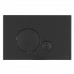 Механическая панель смыва OLI Globe 152949 цвет черный матовый
