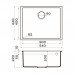 Кухонная мойка Omoikiri Bosen 54-U-BL Tetogranit/черный 4993161 