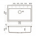 Кухонная мойка Omoikiri Daisen 77-GR Artgranit/leningrad grey   4993628 