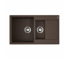 Кухонная мойка Omoikiri Daisen 86-2-DC Artgranit/темный шоколад 4993476 