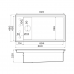 Кухонная мойка Omoikiri Kinaru 86-U/I-GB Artceramic/графит 4997027 