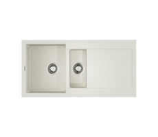 Кухонная мойка Omoikiri Sakaime 100-2-WH Tetogranit/белый 4993895 