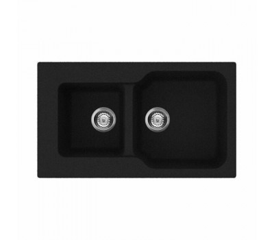 Кухонная мойка Omoikiri Maru 86-2-BL Tetogranit/черный 4993284  Кухонная мойка Omoikiri Maru 86-2-BL Tetogranit/черный 4993284