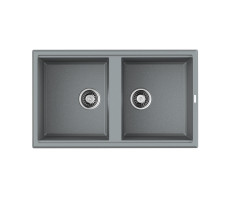 Кухонная мойка Omoikiri Tedori 86-2-GR Tetogranit/leningrad grey 4993572 