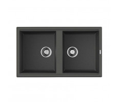 Кухонная мойка Omoikiri Tedori 86-2-BL Tetogranit/черный 4993924 