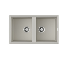 Кухонная мойка Omoikiri Tedori 86-2-WH Tetogranit/белый 4993927 
