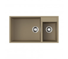 Кухонная мойка Omoikiri Tedori 85-2-U-CH Tetogranit/шампань 4993945 