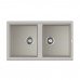 Кухонная мойка Omoikiri Tedori 85-2-U-WH Tetogranit/белый 4993943 