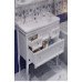 Тумба под раковину Опадирис Валери 105 цвет белый 