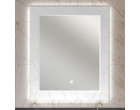 Зеркало с подсветкой Опадирис Луиджи 90 белый матовый