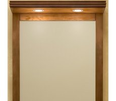 Козырек к зеркалу с подсветкой Опадирис  Мираж Светлый орех (Р10)